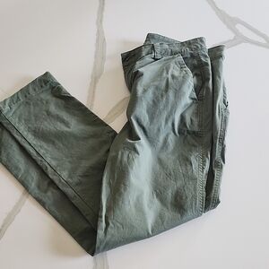 GAP Womens Sage Green Chinos - Girlfriend Khaki